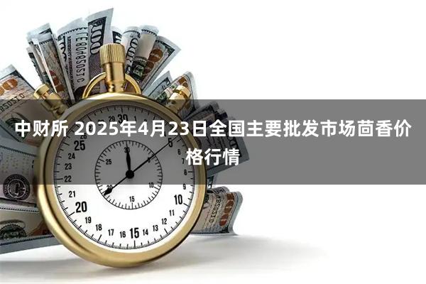 中财所 2025年4月23日全国主要批发市场茴香价格行情